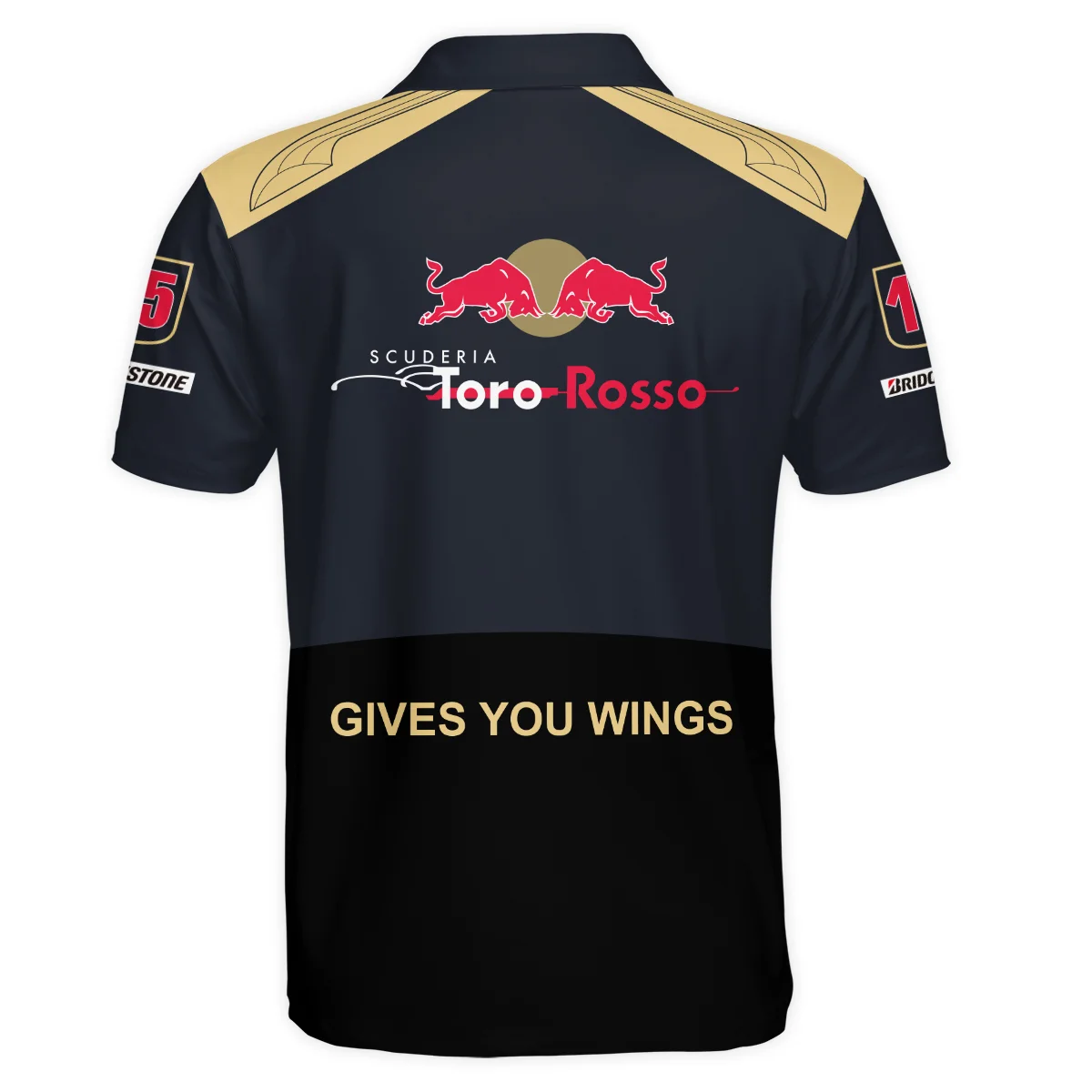 2008 Sebastian Vettel Racing Suit Toro Rosso F1 Polo Shirt BLVASV110925A9PL - Image 3