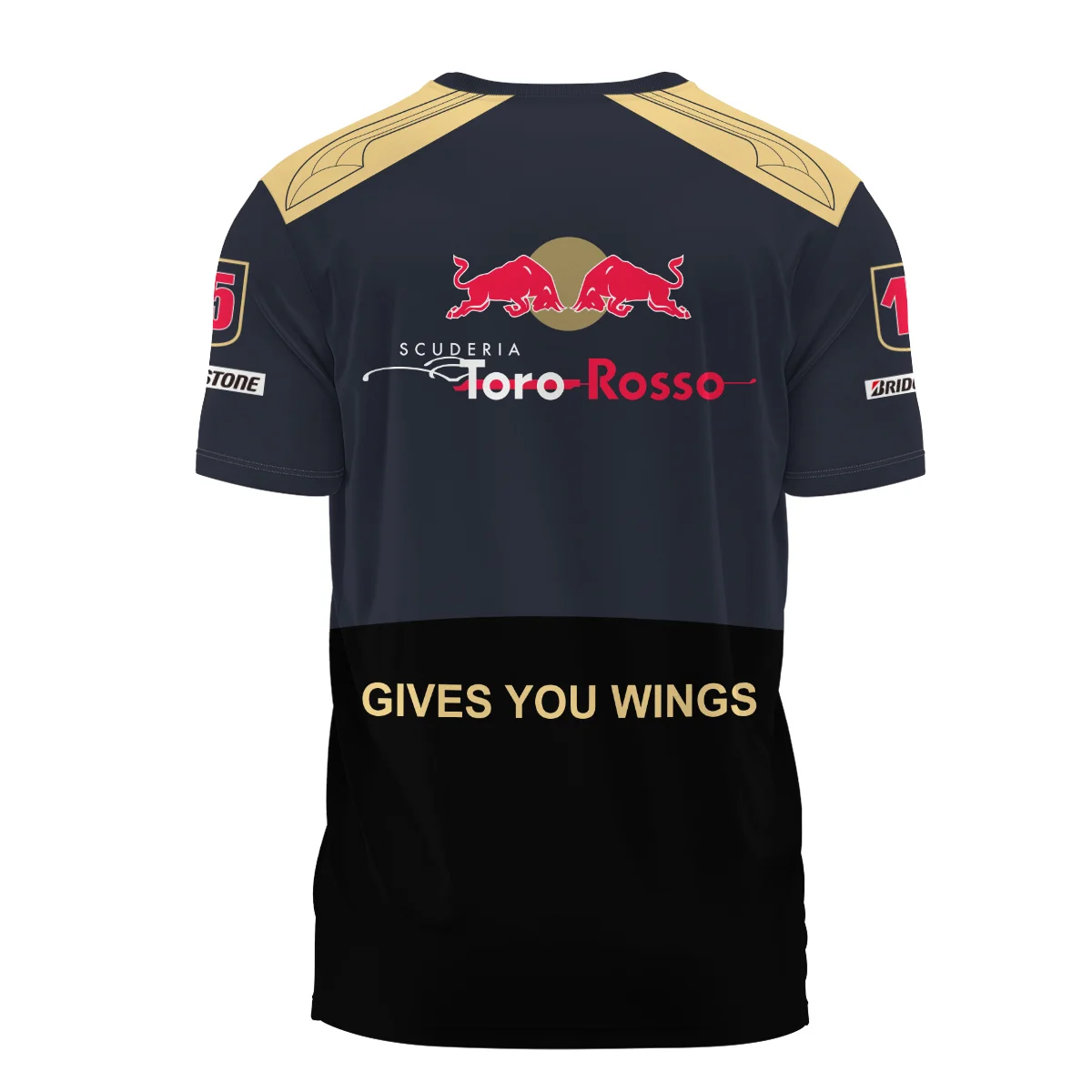 2008 Sebastian Vettel Racing Suit Toro Rosso F1 T-Shirt BLVASV110925A9TS - Image 3