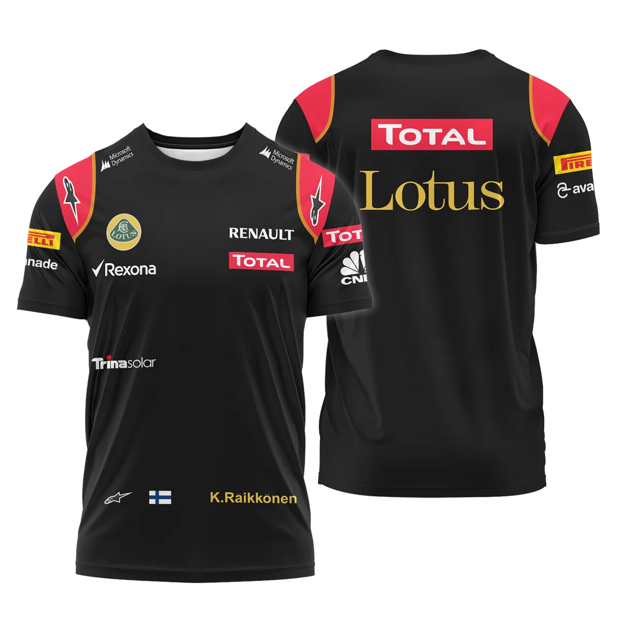 2013 Kimi Raikkonen Racing Suit Lotus F1 T-Shirt BLVAKR191125A9TS - F1 Fan Gear