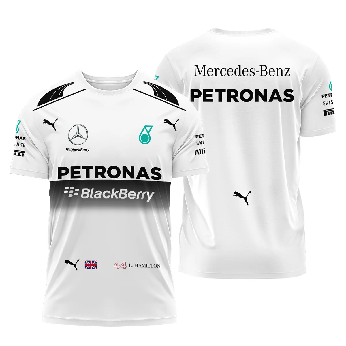 2014 Lewis Hamilton Racing Suit Mercedes F1 T-Shirt BLVALH260825A8TS - Motorsport Lifestyle Wear