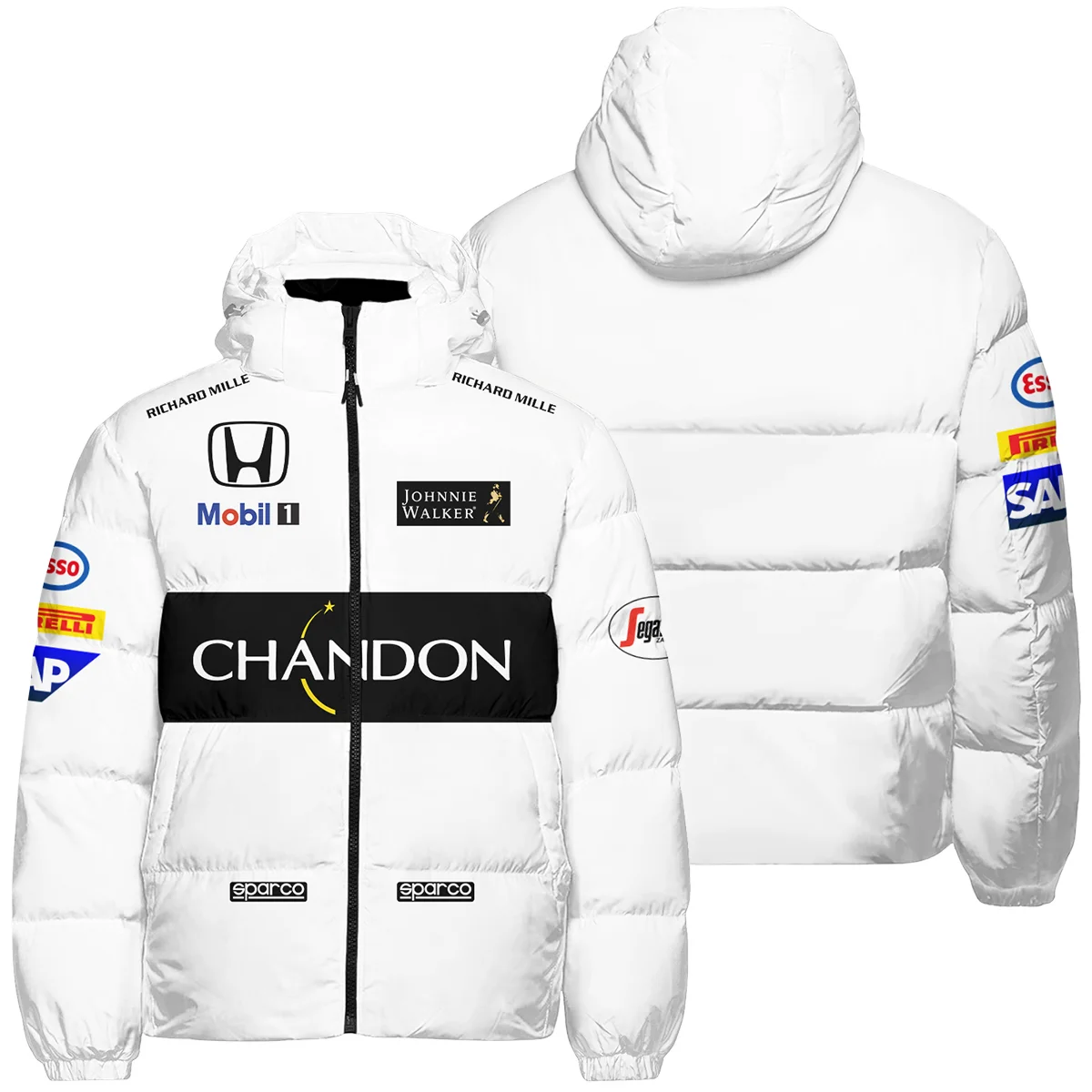 2015 Fernando Alonso Racing Suit McLaren F1 Down & Puffer Jackets BLVAFA030925A2HCJ - Trackside Outfit