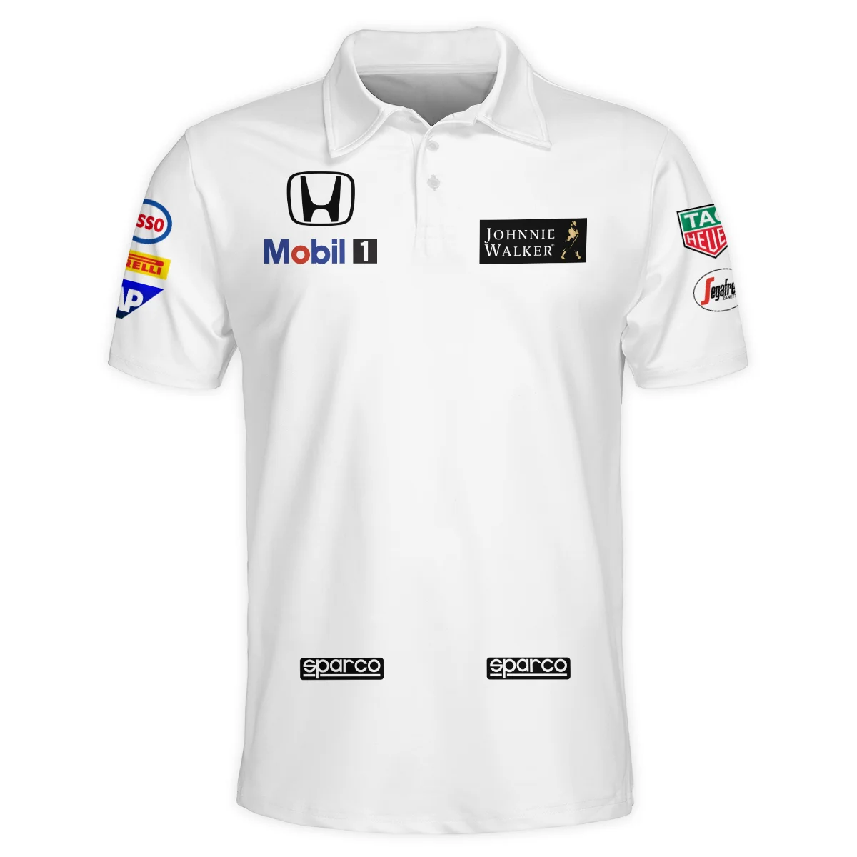 Alternative view of 2015 Jenson Button Racing Suit McLaren F1 Polo Shirt BLVAJB010925A6PL