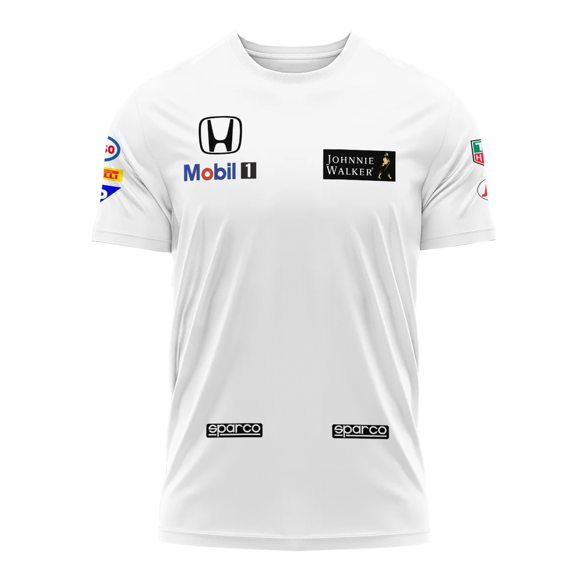 Alternative view of 2015 Jenson Button Racing Suit McLaren F1 T-Shirt BLVAJB010925A6TS