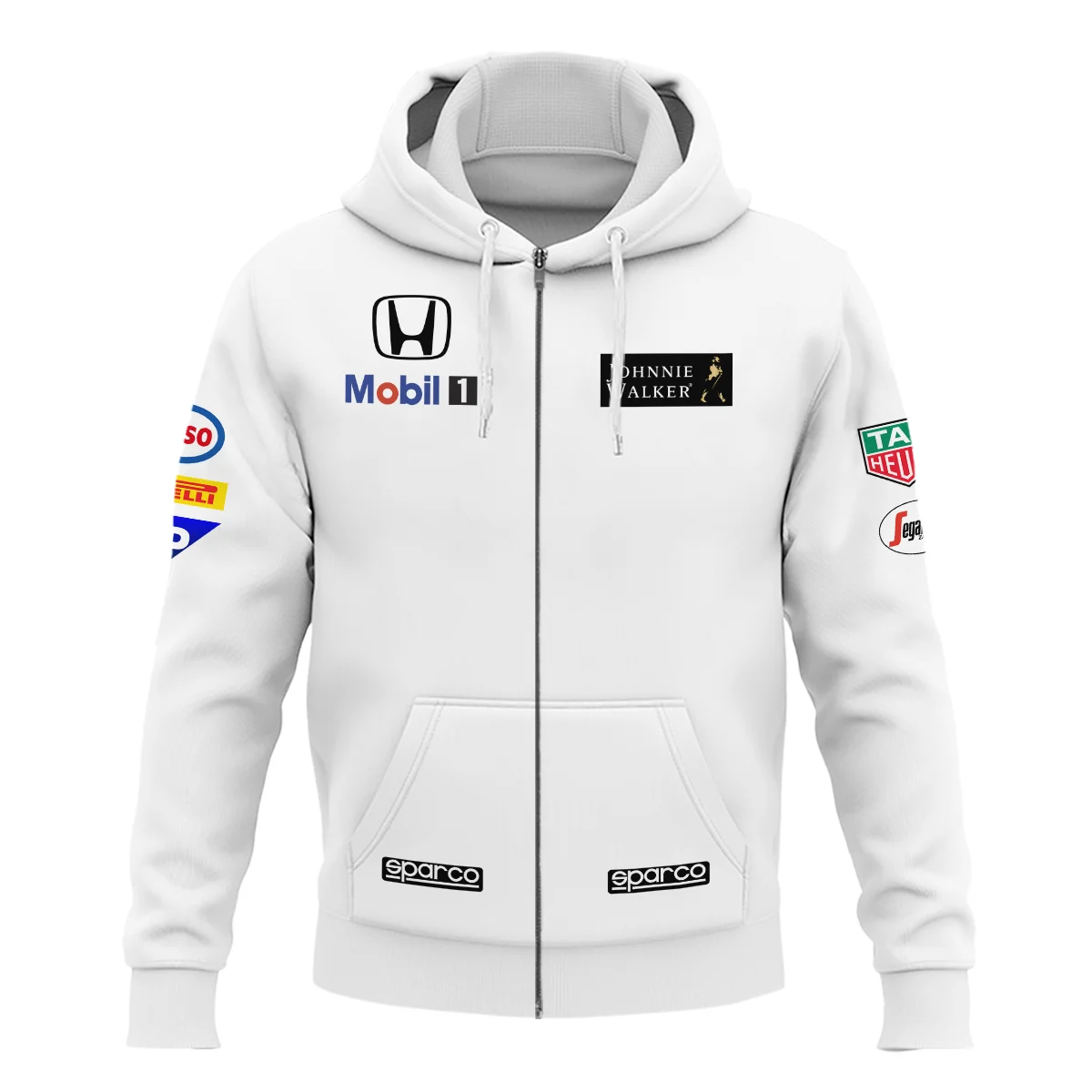 Alternative view of 2015 Jenson Button Racing Suit McLaren F1 Zipper Hoodie BLVAJB010925A6ZHD