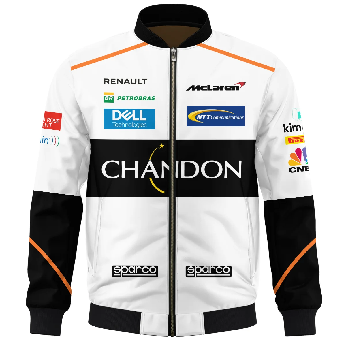 2016 Fernando Alonso Racing Suit McLaren F1 Bomber BLVAFA030925A3BB - Image 2