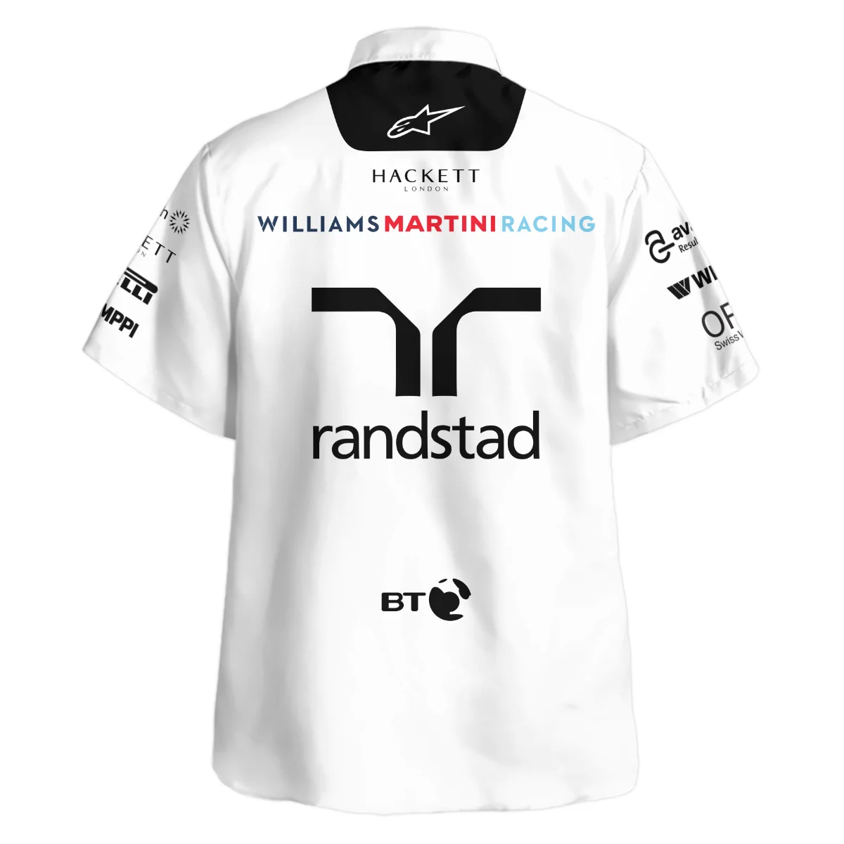 2016 Valtteri Bottas Racing Suit Williams F1 Hawaiian Shirt BLVAVB130925A3HW - Image 3