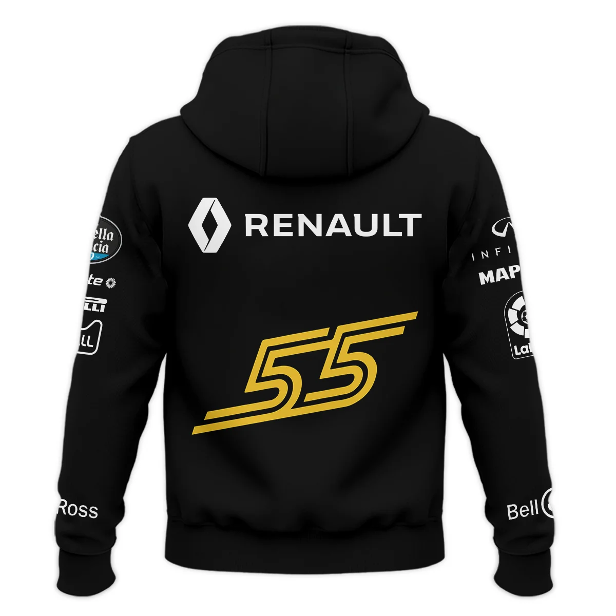 2018 Carlos Sainz Racing Suit Renault F1 Hoodie BLVACS190825A1HD - Image 3