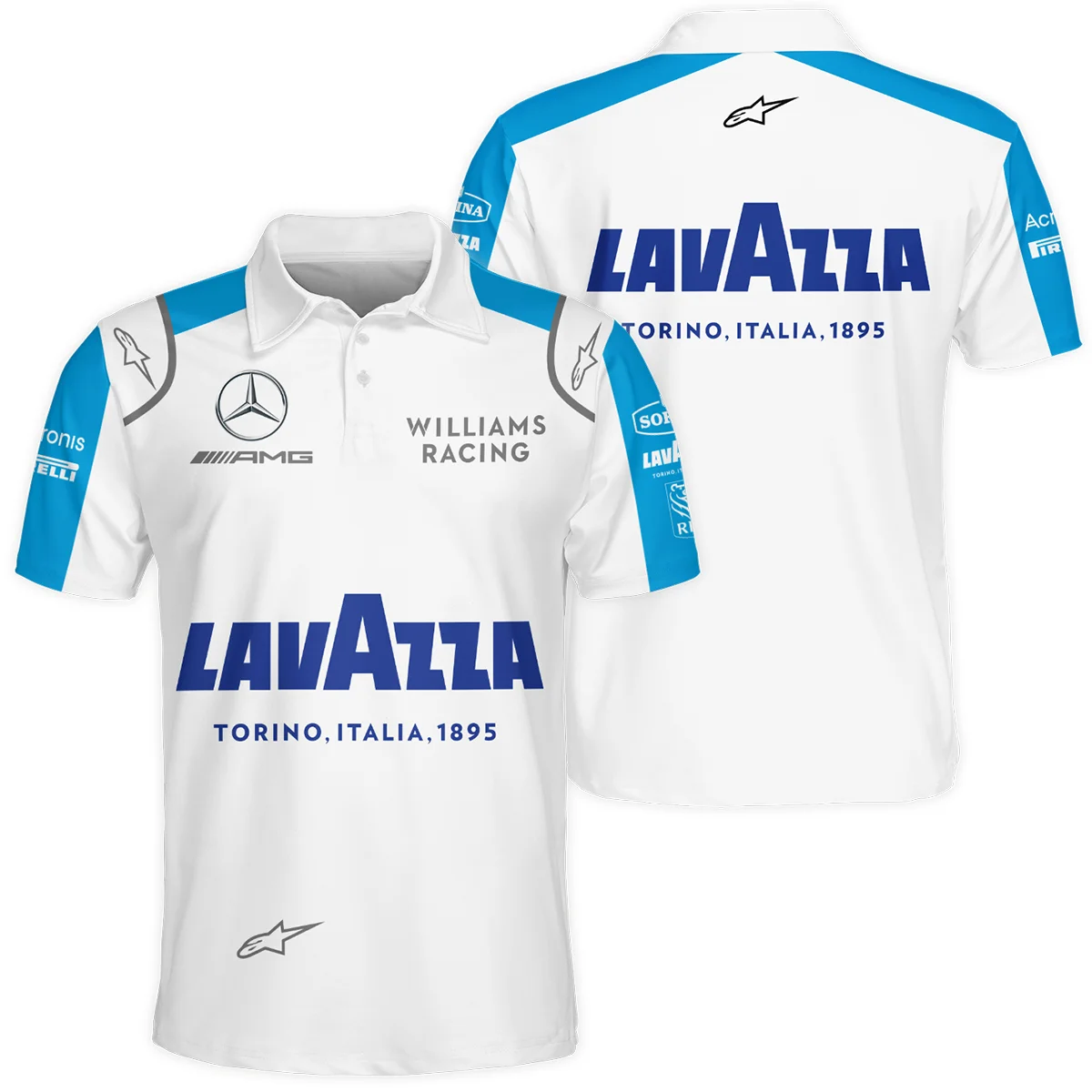 2020 George Russell Racing Suit Williams F1 Polo Shirt BLVAGR080925A6PL - Motorsport Lifestyle Wear