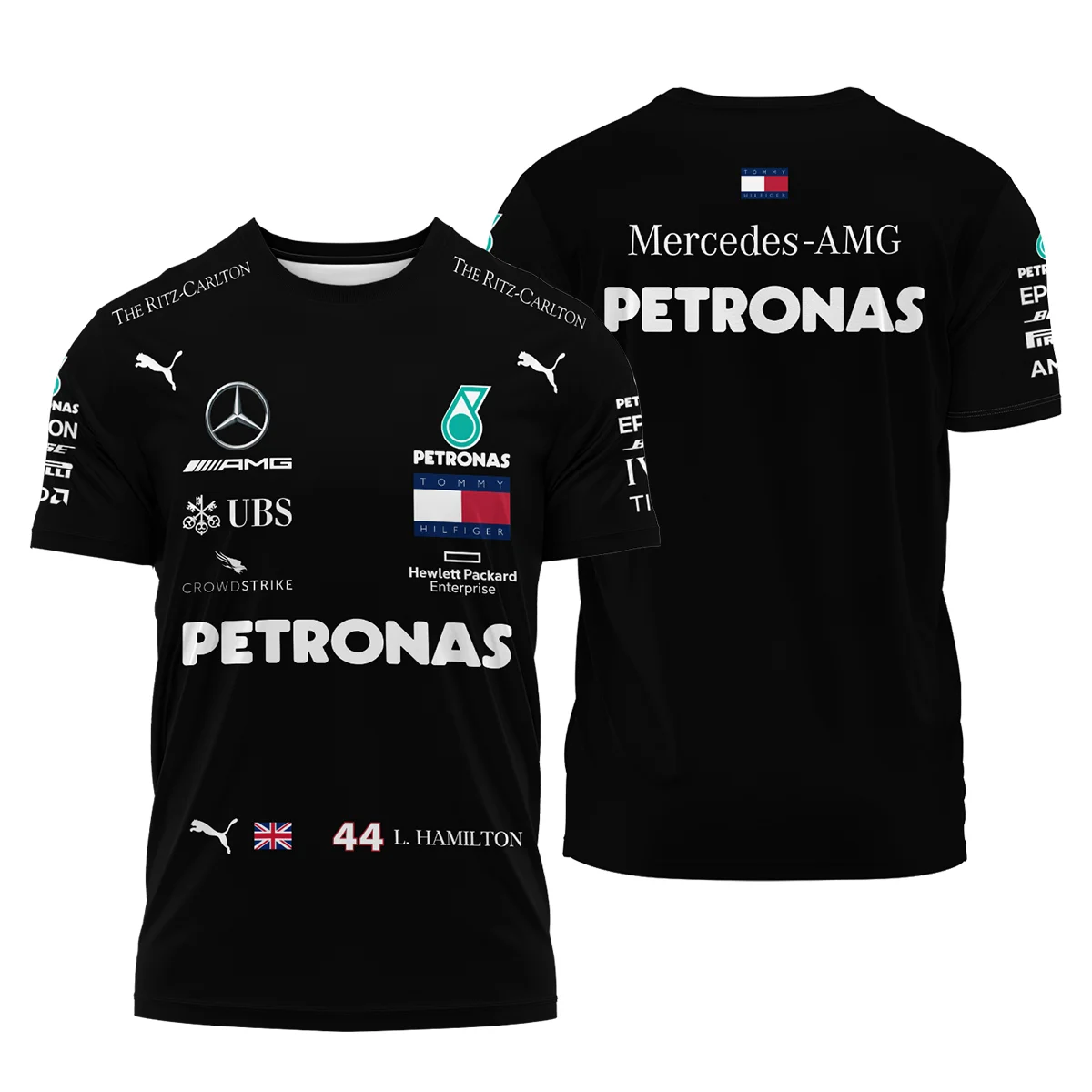 2020 Lewis Hamilton Racing Suit Mercedes F1 T-Shirt BLVALH180825A3TS - Pit Lane Clothing