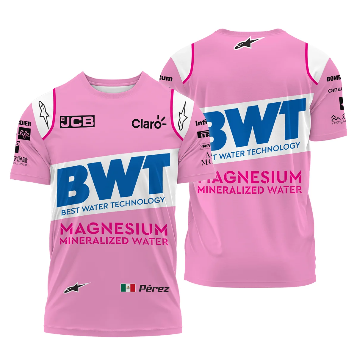 2020 Sergio Perez Racing Suit Racing Point F1 T-Shirt BLVASP170925A3TS - Motorsport Lifestyle Wear