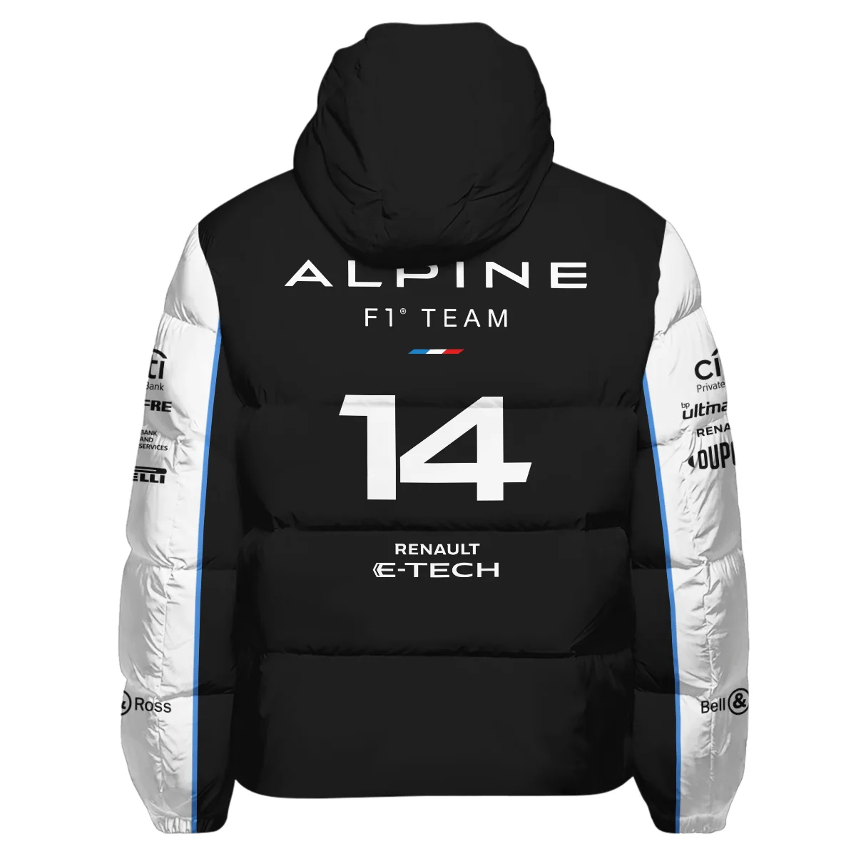 2021 Fernando Alonso Racing Suit Alpine F1 Down & Puffer Jackets BLVAFA030925A9HCJ - Image 3