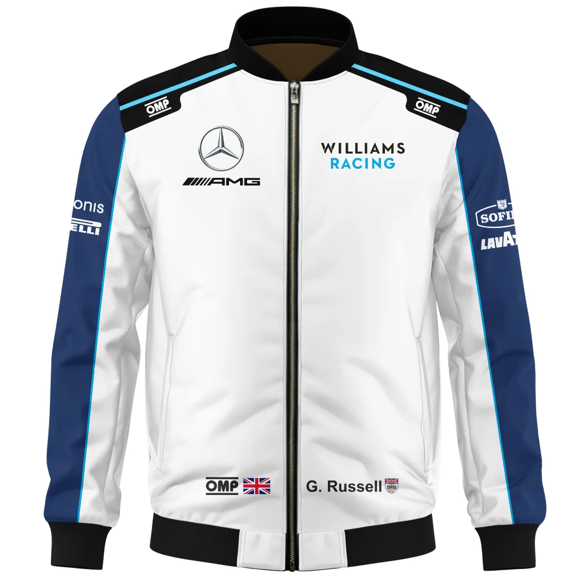 2021 George Russell Racing Suit Williams F1 Bomber BLVAGR080925A3BB - Image 2