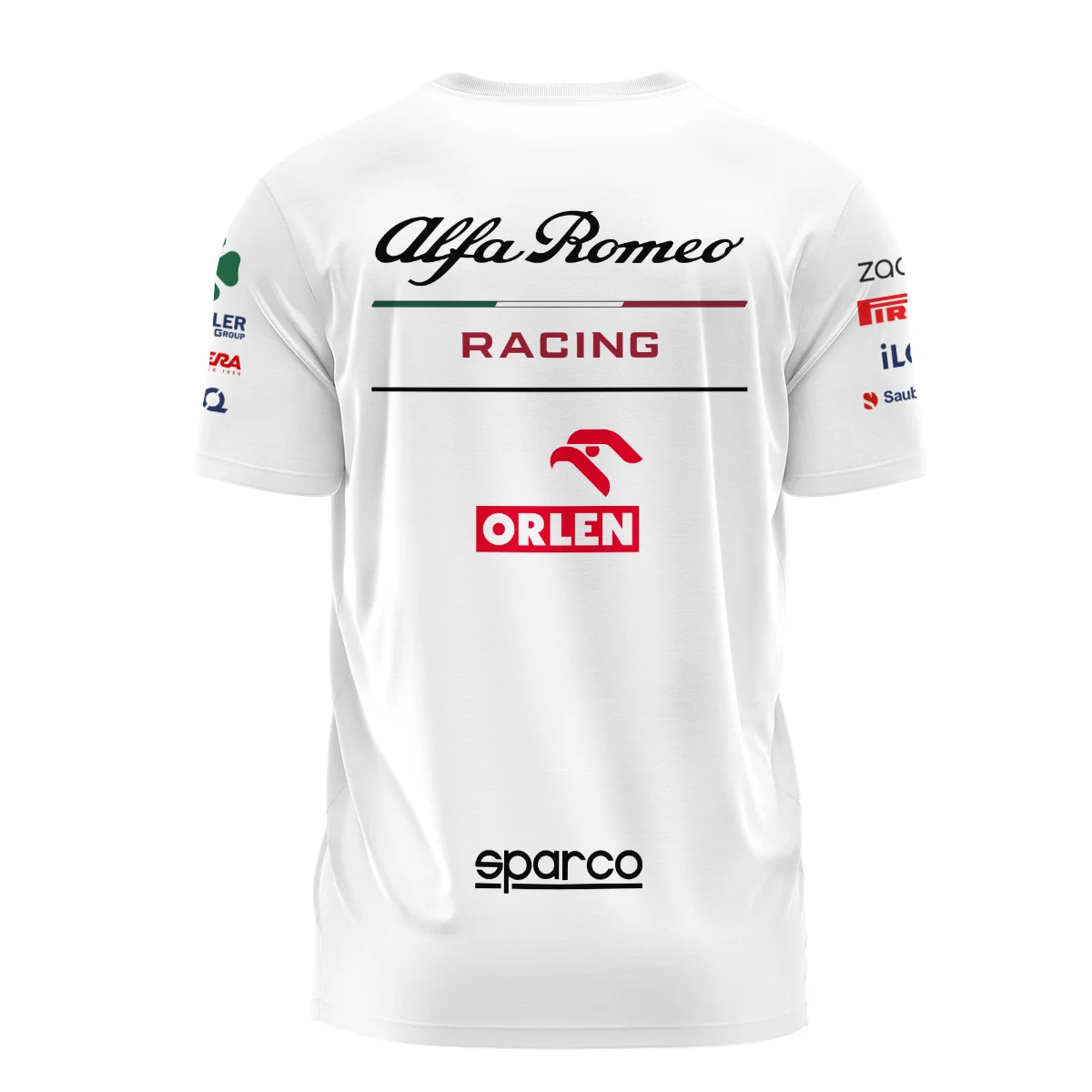 2021 Kimi Raikkonen Racing Suit Alfa Romeo F1 T-Shirt BLVAKR191125A8TS - Image 3