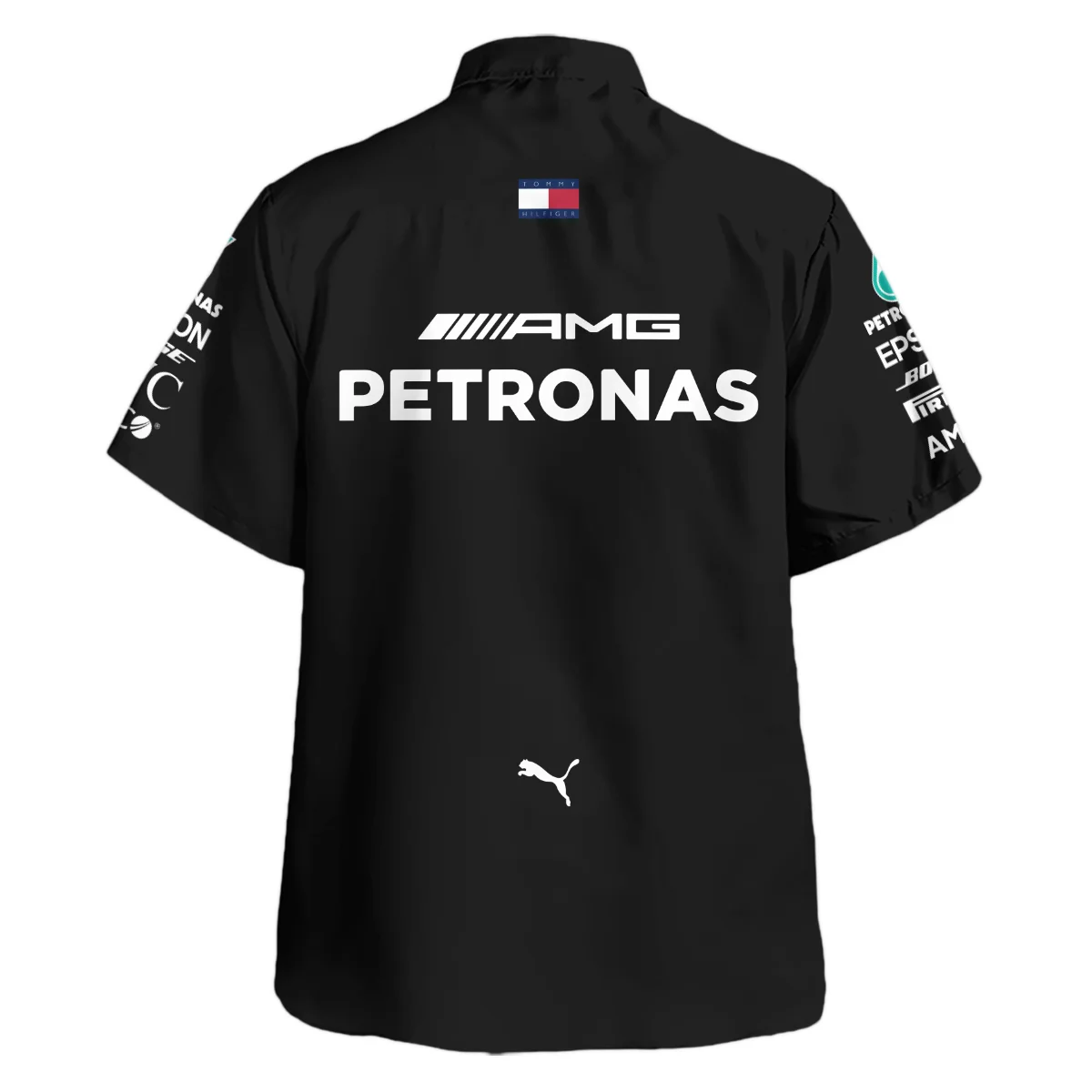 2022 Lewis Hamilton Racing Suit Mercedes F1 Hawaiian Shirt BLVALH260825A6HW - Image 3