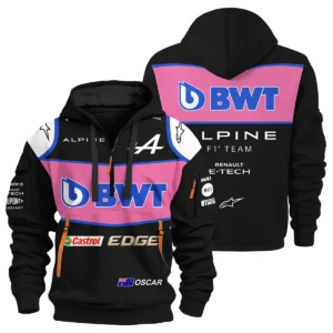 2022 Oscar Piastri Racing Suit Alpine F1 Hoodie Half Zipper BLVAOP150825A8HDF - Trackside Outfit