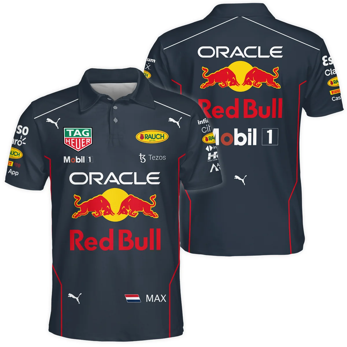 2022 WDC Max Verstappen Racing Suit Red Bull Racing F1 Polo Shirt BLVAMV281125A1PL - Trackside Outfit