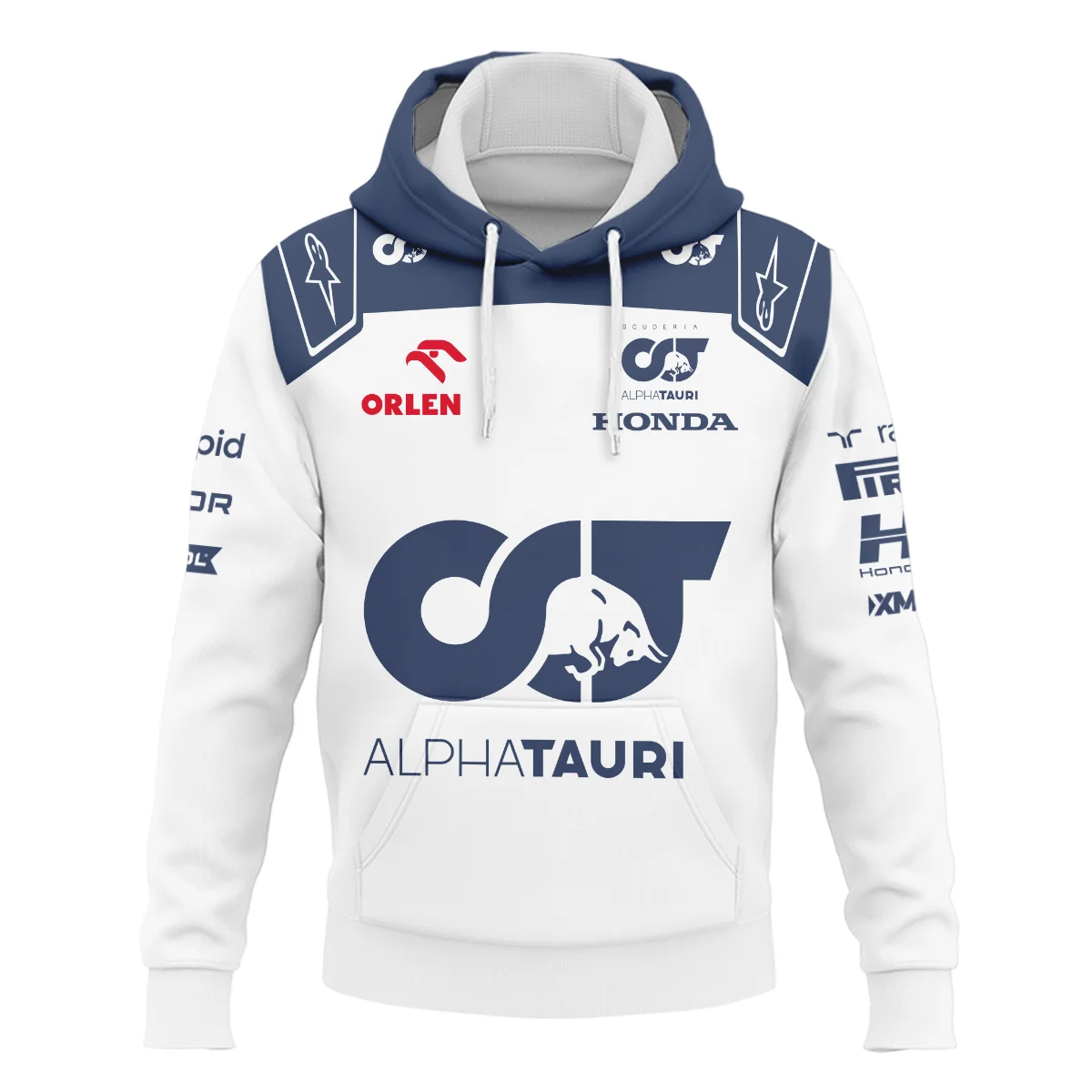 Alternative view of 2023 Daniel Ricciardo Scuderia AlphaTauri Race Suit Hoodie BLVA180725A05HD