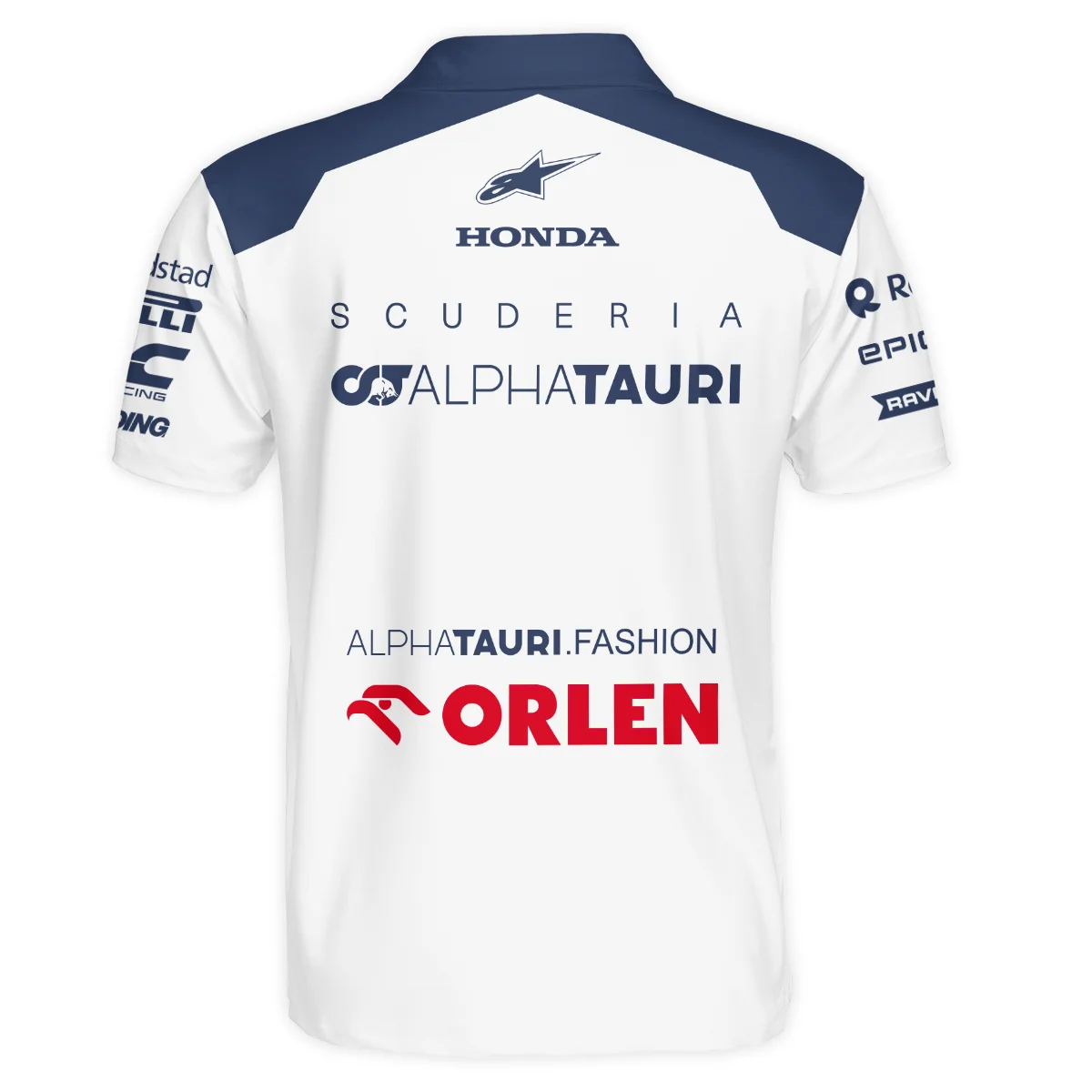 2023 Daniel Ricciardo Scuderia AlphaTauri Race Suit Polo Shirt BLVA180725A05PL - Image 3