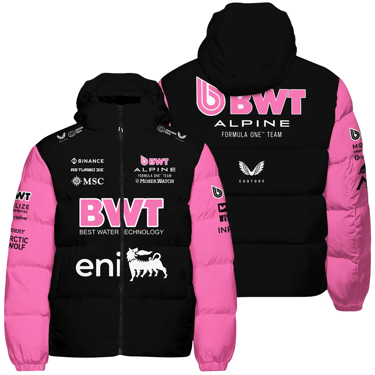 2025 Alpine F1 Team Suit Down & Puffer Jackets BLVA150725A05ALPHCJ - F1 Fan Gear