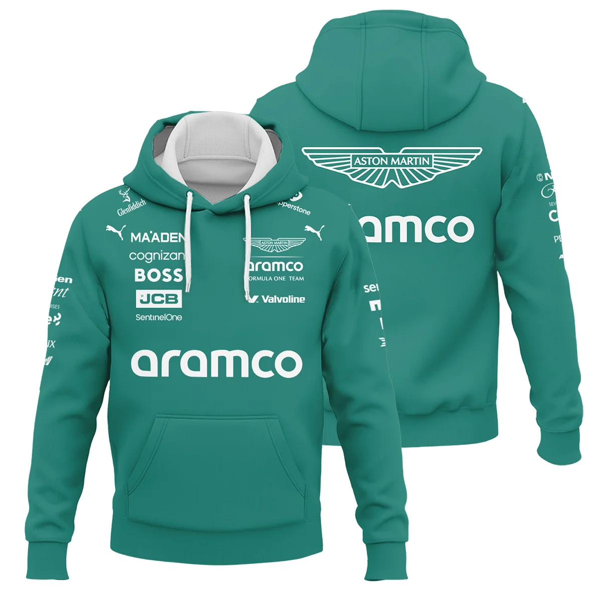 2025 Aston Martin F1 Race Suit Hoodie BLVA120725A04AMHD - Pit Lane Clothing