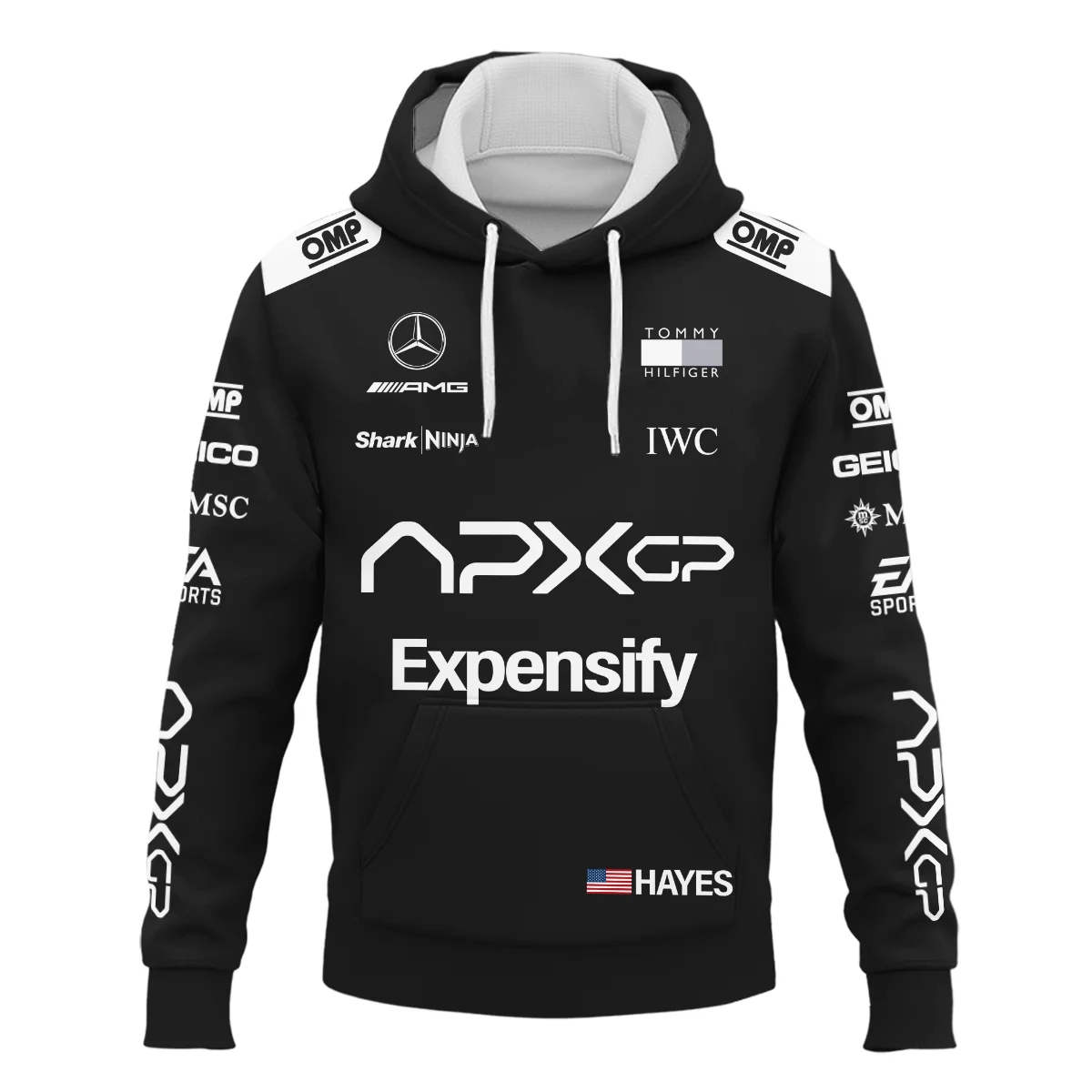 2025 Black Version For Racing Fan Hoodie BLF116625A2HD - Image 2