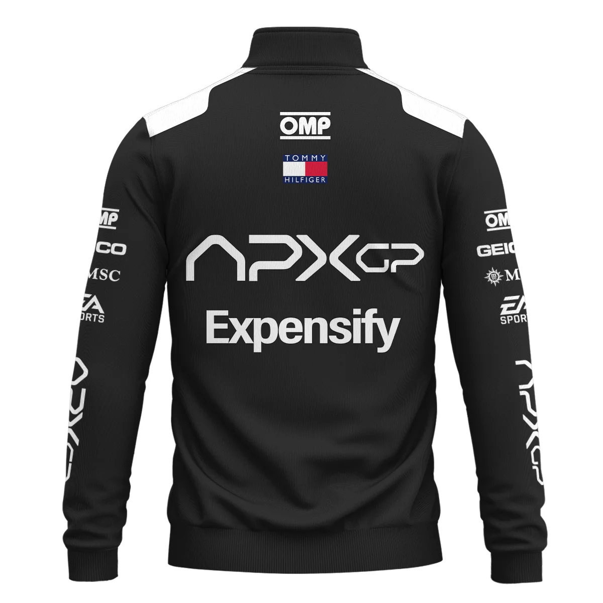 2025 Black Version For Racing Fan Quarter-Zip Sweatshirt BLF116625A2QZS - Image 3