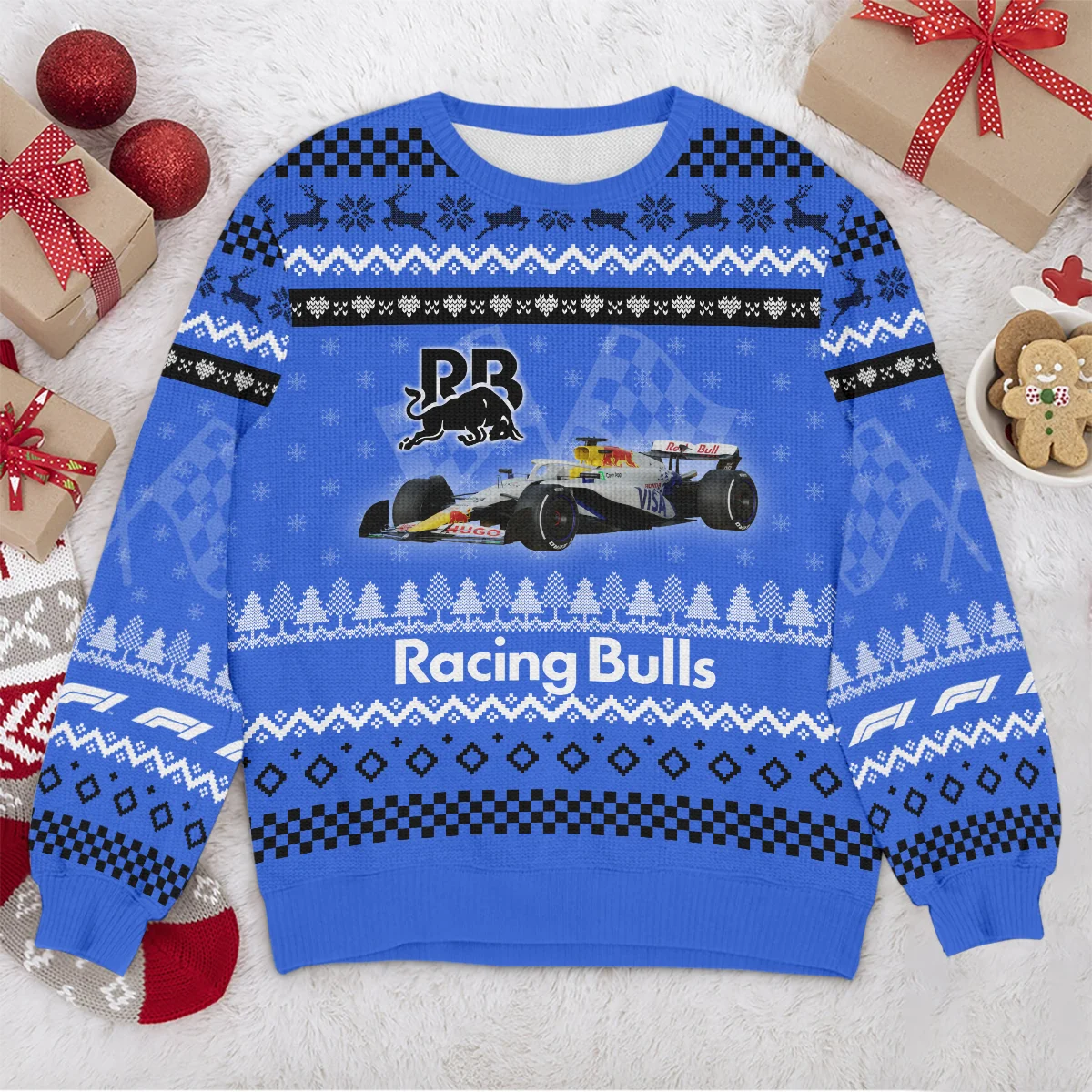 2025 Car Racing Bulls Formula 1 - Ugly Sweater BLVAF1220925A22RAC - Image 4