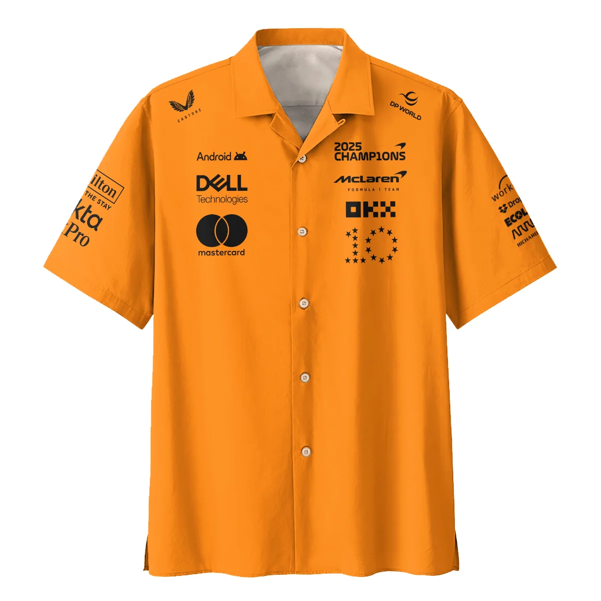 2025 Champions McLaren F1 Team - Hawaiian Shirt BLMCL12925A2HW - Image 2