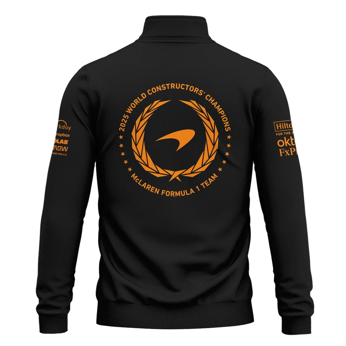 2025 Champions McLaren F1 Team - Quarter-Zip Sweatshirt BLMCL12925A1QZS - Image 3