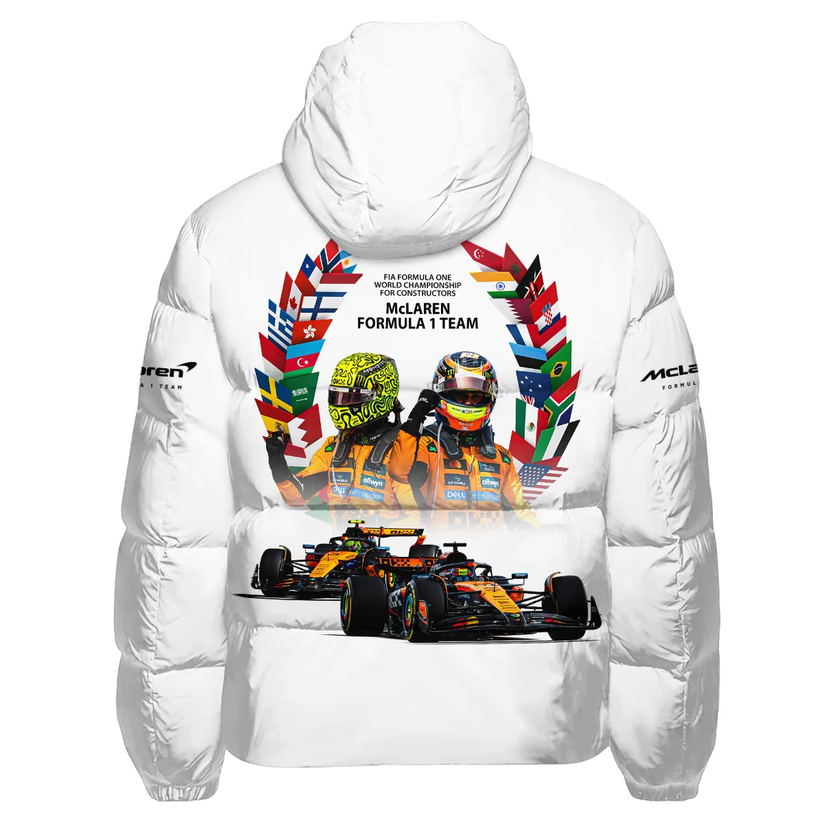2025 Champions McLaren Formula One Down & Puffer Jackets BLMCL51025A5HCJ - Image 3