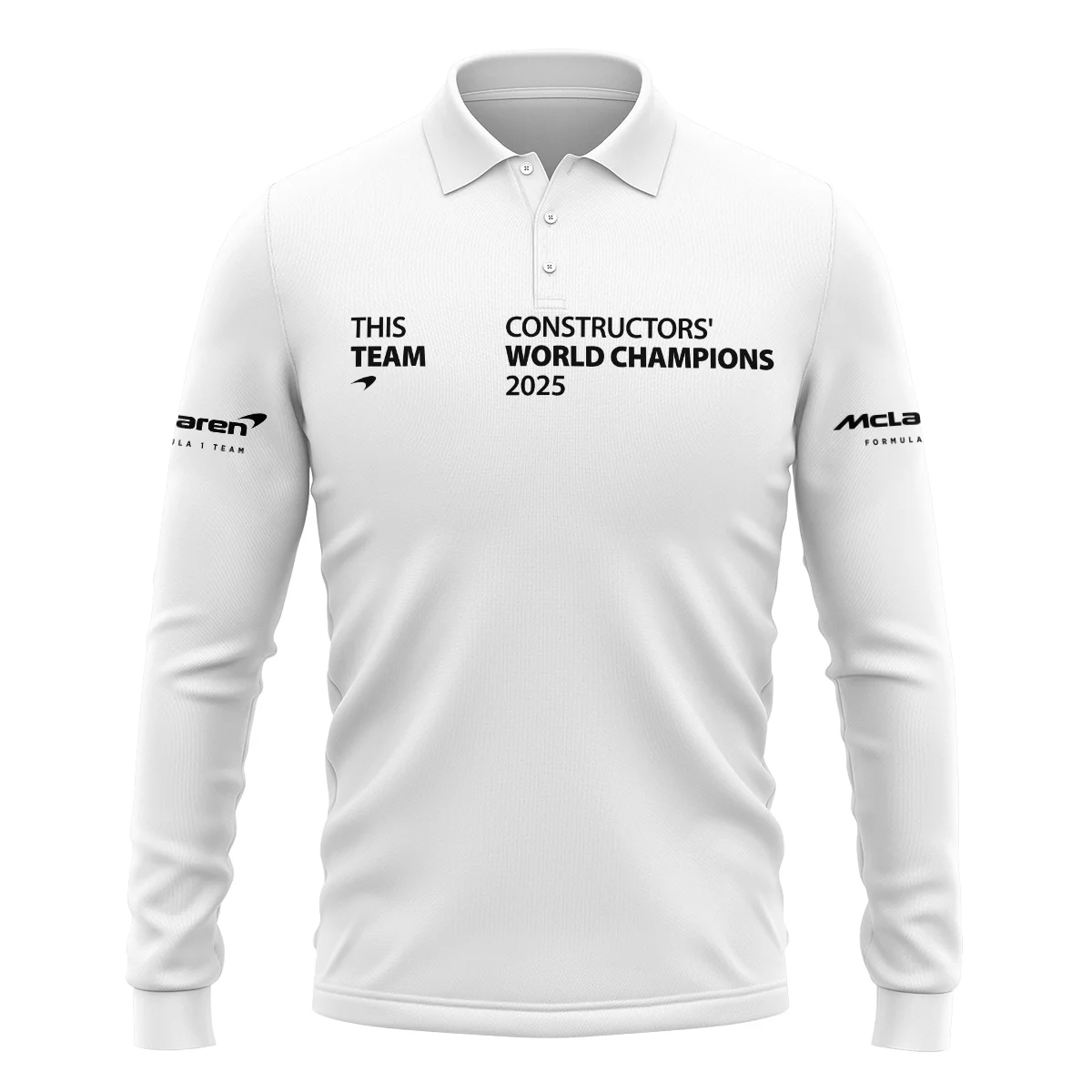 2025 Champions McLaren Formula One Long Polo Shirt BLMCL51025A5LPL - Image 2