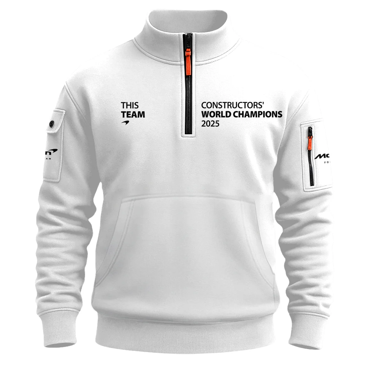 2025 Champions McLaren Formula One Sweatshirt Zipper BLMCL51025A5SHZ - Image 2