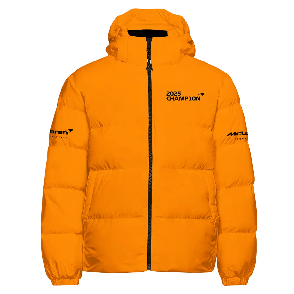 2025 Driver Champion Lando Norris McLaren F1 Team Down & Puffer Jackets BLNRWDCA9HCJ - Image 2