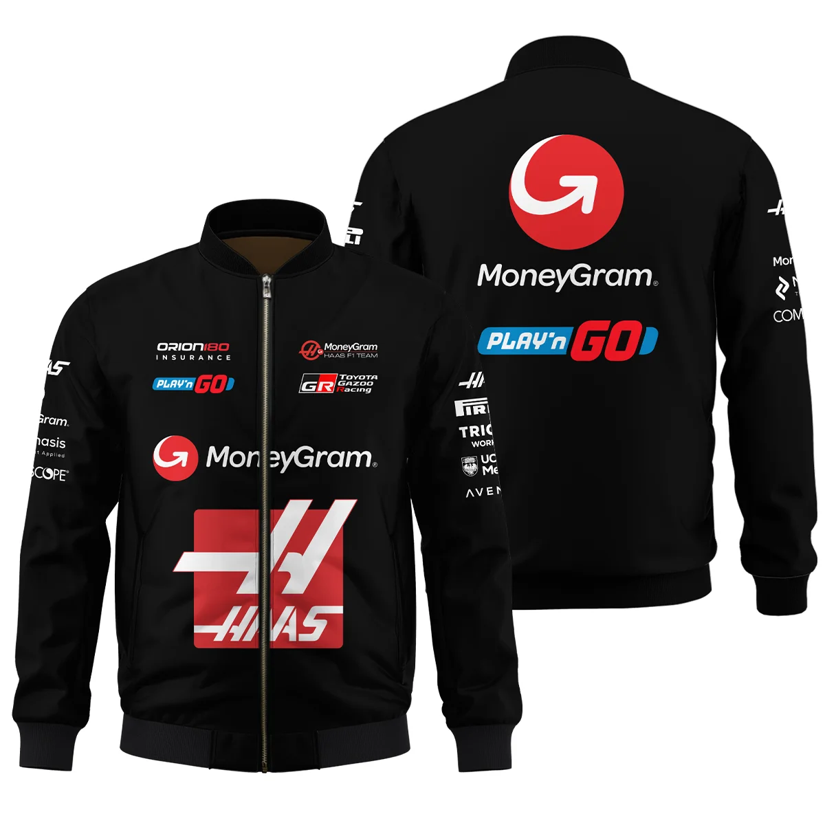 2025 Haas F1 Race Suit Bomber BLVA150725A03HAASBB - Motorsport Lifestyle Wear