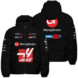 2025 Haas F1 Race Suit Down & Puffer Jackets BLVA150725A03HAASHCJ - Motorsport Apparel