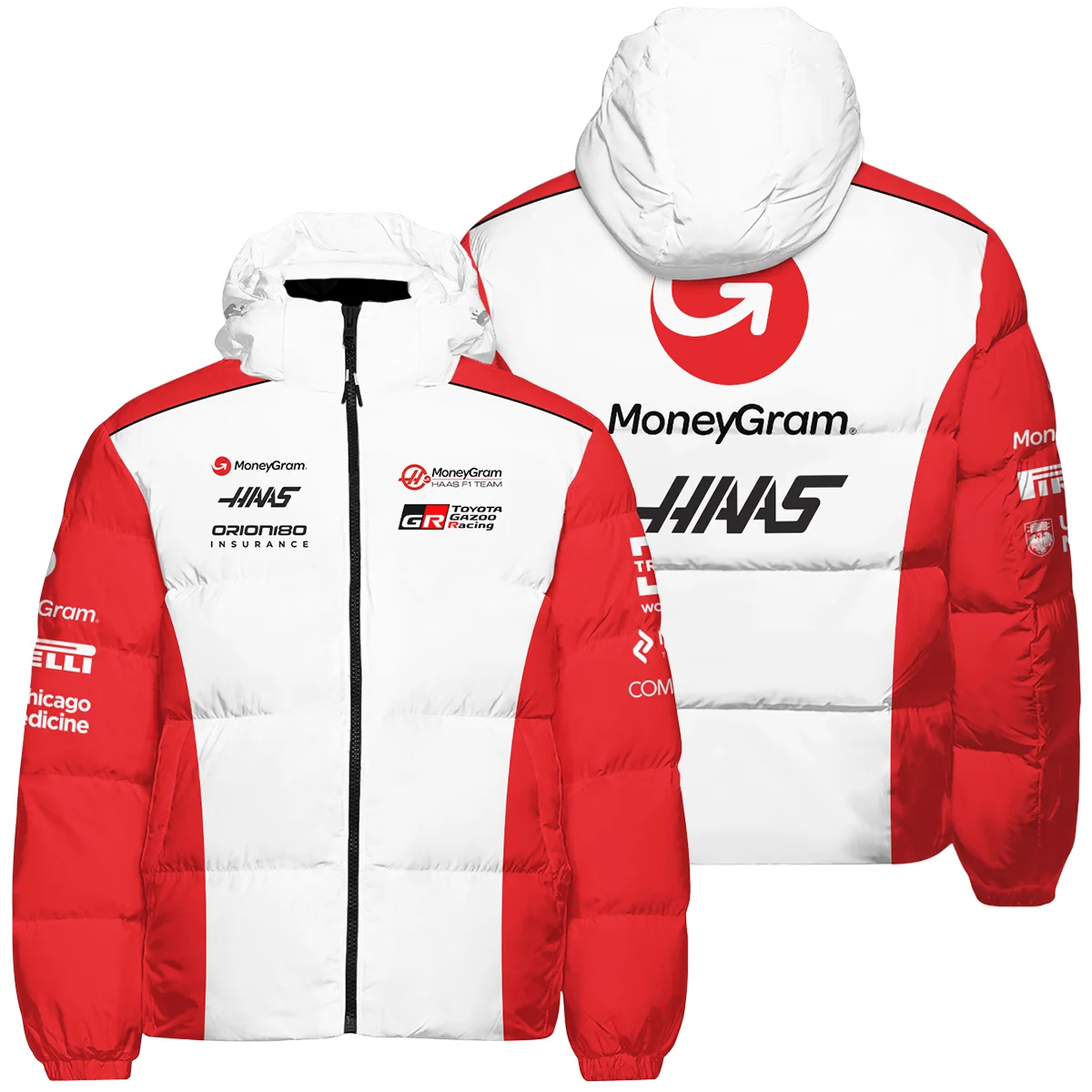 2025 Haas F1 Team Suit Down & Puffer Jackets BLVA150725A02HAASHCJ - Trackside Outfit