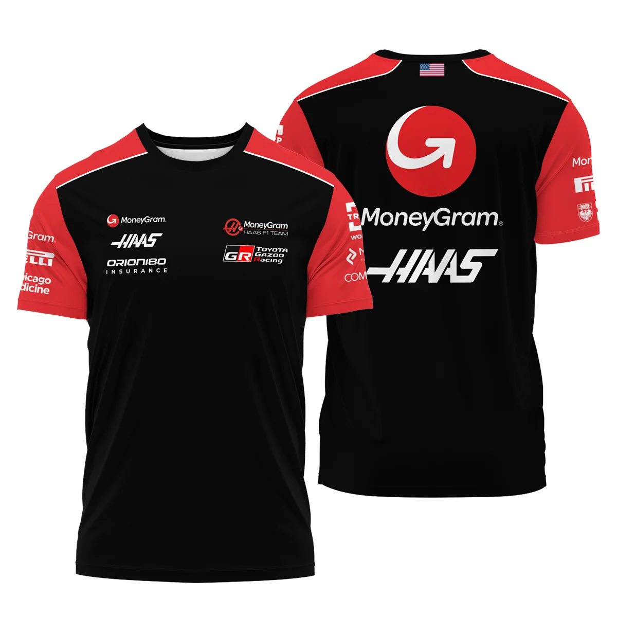 2025 Haas F1 Team Suit T-Shirt BLVA150725A01HAASTS - Motorsport Lifestyle Wear