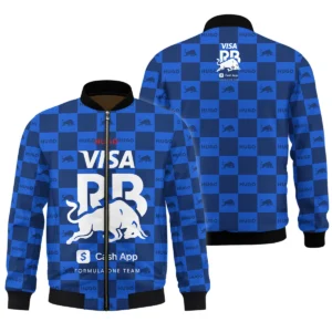 2025 Hugo Soccer Style Racing Bulls F1 Bomber BLVA021225RCBBB - F1 Fan Gear