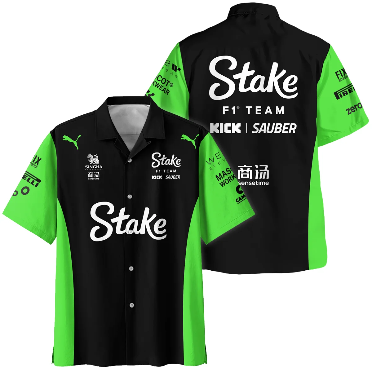 2025 Kick Sauber F1 Race Suit Hawaiian Shirt BLVA100725A03KSHW - Motorsport Lifestyle Wear