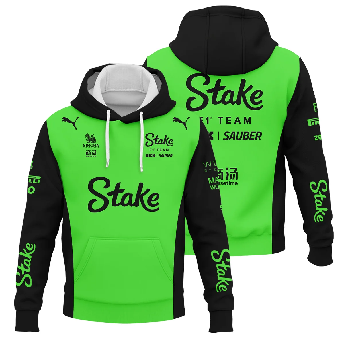 2025 Kick Sauber F1 Race Suit Hoodie BLVA100725A04KSHD - Racing Lifestyle Clothing