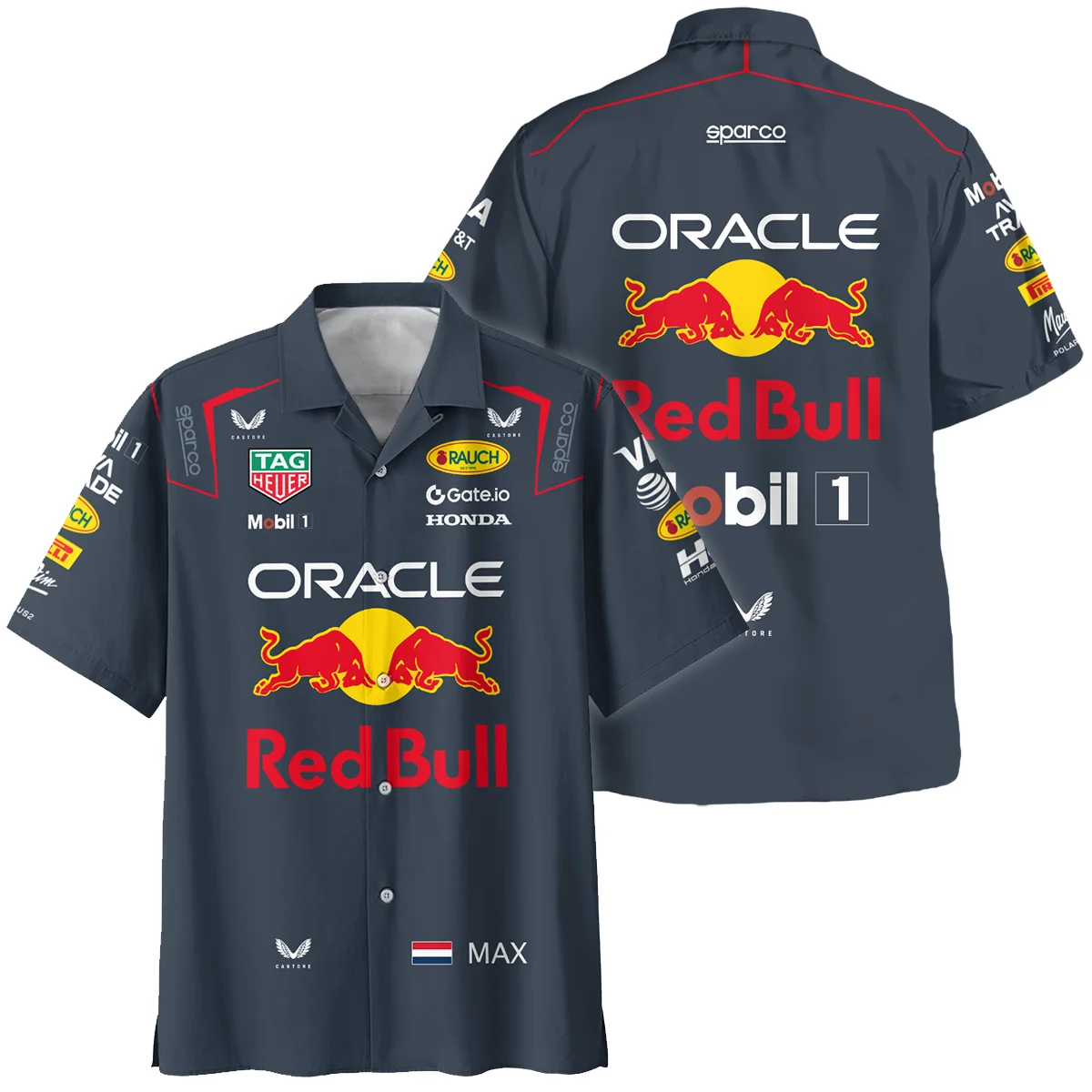 2025 Max Verstappen Racing Suit Red Bull Racing F1 Hawaiian Shirt BLVAMV281125A2HW - Racing Lifestyle Clothing
