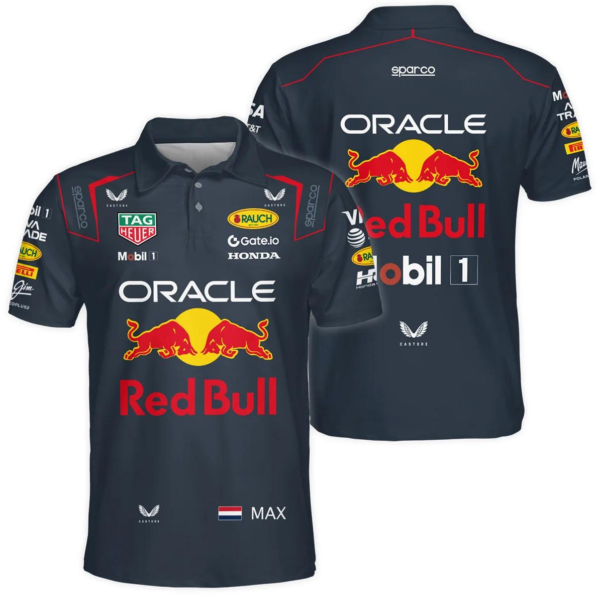 2025 Max Verstappen Racing Suit Red Bull Racing F1 Polo Shirt BLVAMV281125A2PL - Formula Racing Apparel