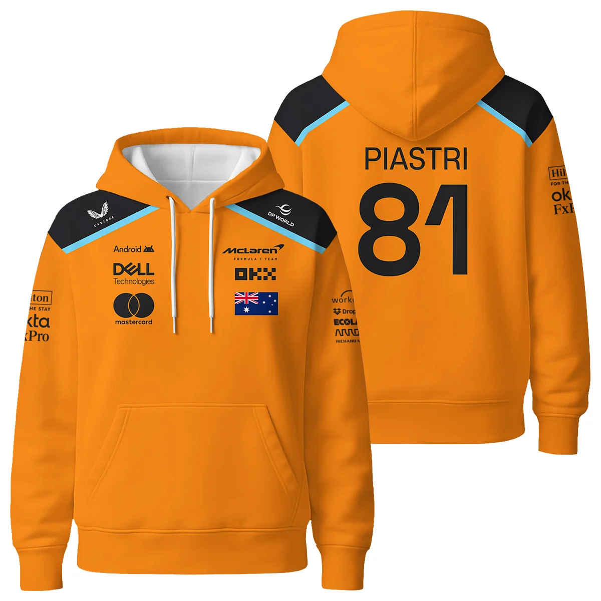 2025 McLaren Papaya Unisex Hoodie BLF120625A3HD