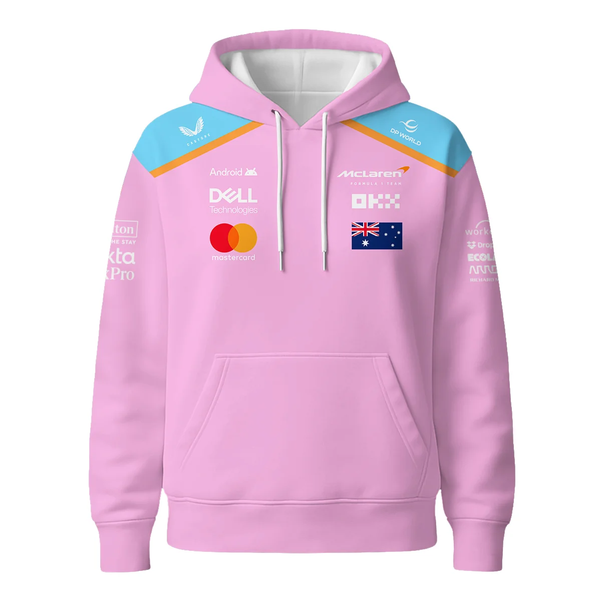 Alternative view of 2025 McLaren Pink Unisex Hoodie BLF120625A1HD