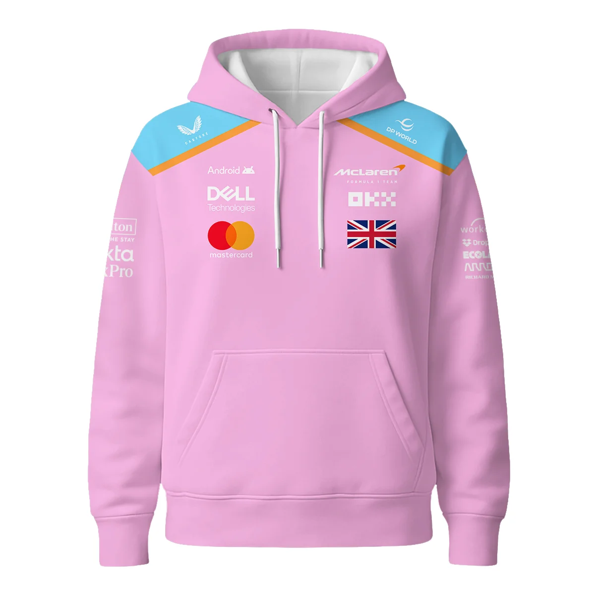 2025 McLaren Pink Unisex Hoodie BLF120625A2HD - Image 2