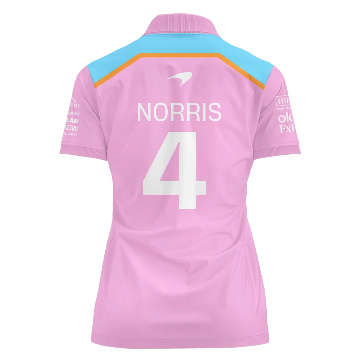 2025 McLaren Pink Women Polo Shirt BLF120625A2PL - Image 3