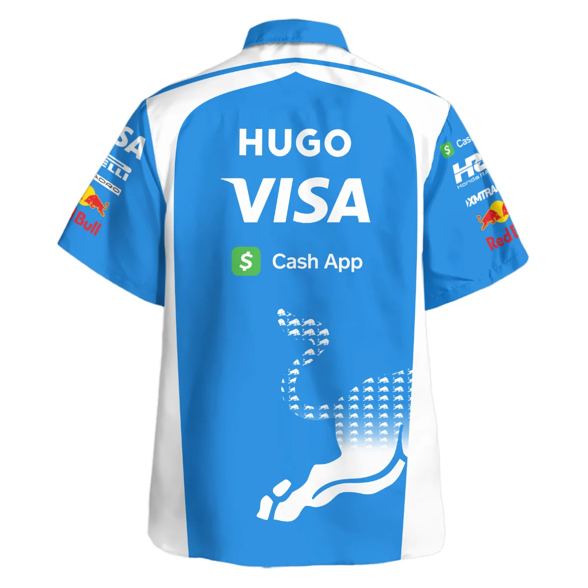 2025 Racing Bulls F1 Team Suit Hawaiian Shirt BLVA110725A02RCBHW - Image 3