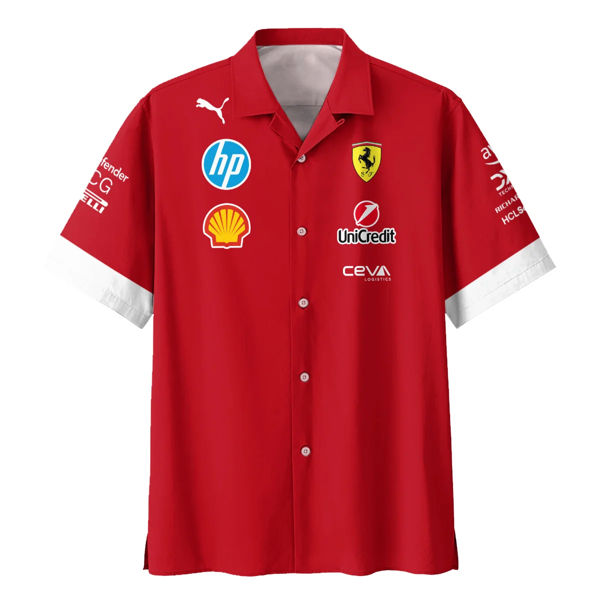 2025 Scuderia Ferrari F1 Hawaiian Shirt BLFRR4625A3HW - Image 2