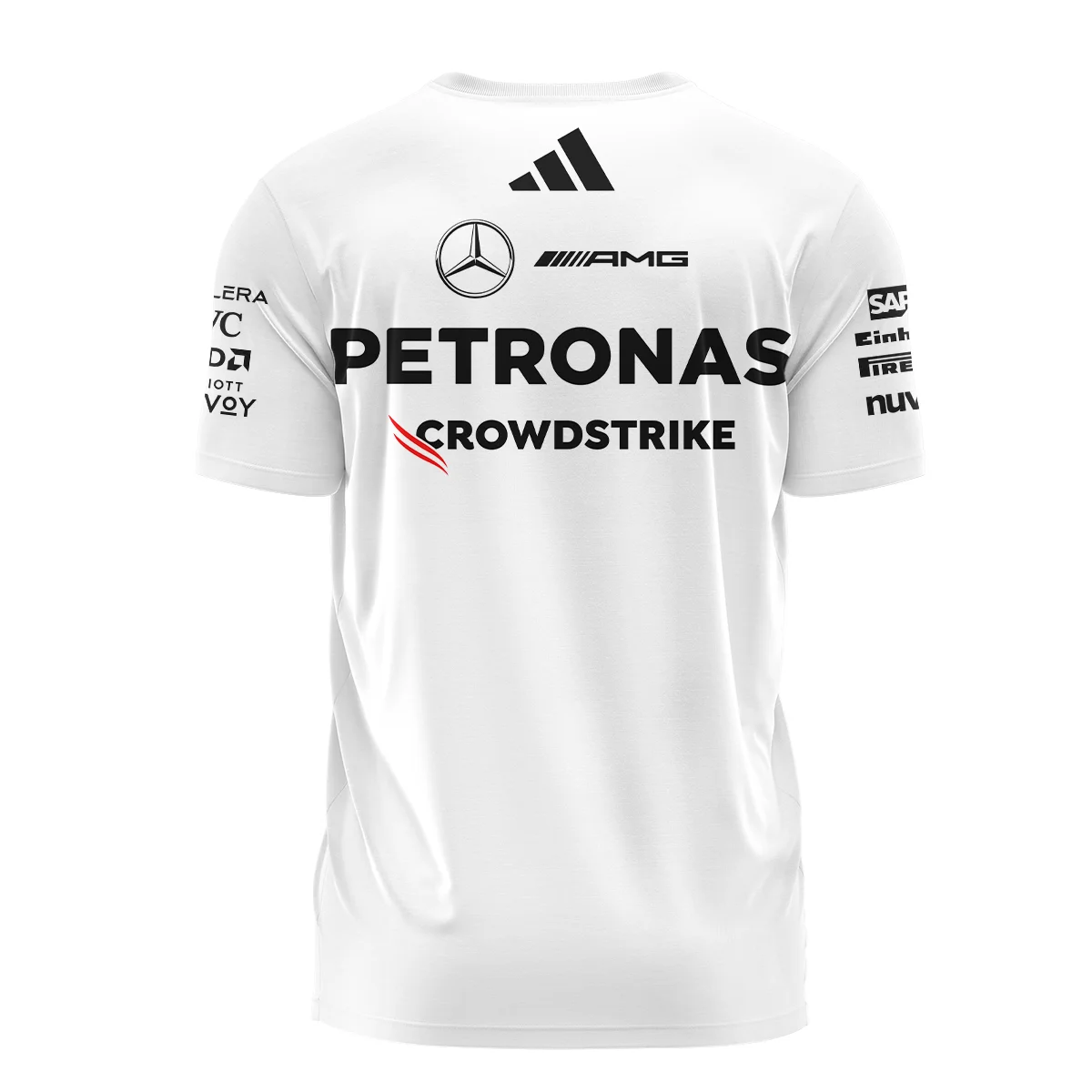 2025 Team Mercedes-AMG Petronas F1 T-Shirt All Over Prints BLMER6525A2TS - Image 3