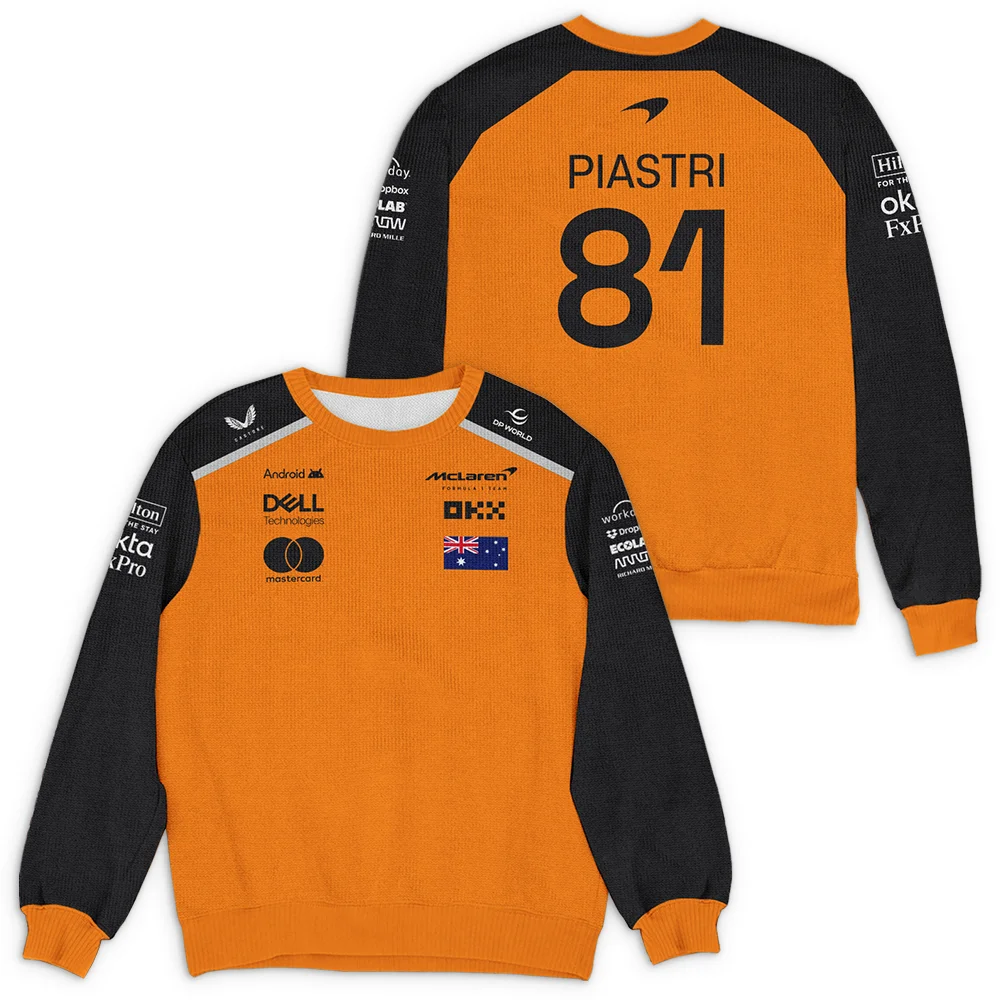 2025 Teamwear Oscar Piastri McLaren F1 Ugly Sweater BLOP13525A2HY